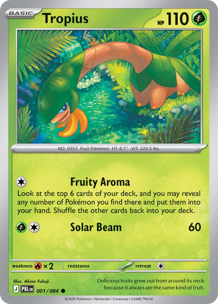 Tropius - 001/084 - Common [me05-001] [Non-Holo]