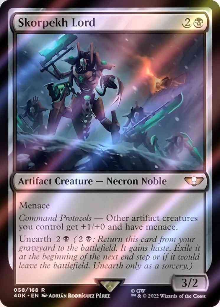 Skorpekh Lord [58] [Universes Beyond: Warhammer 40,000] [Surge Foil]