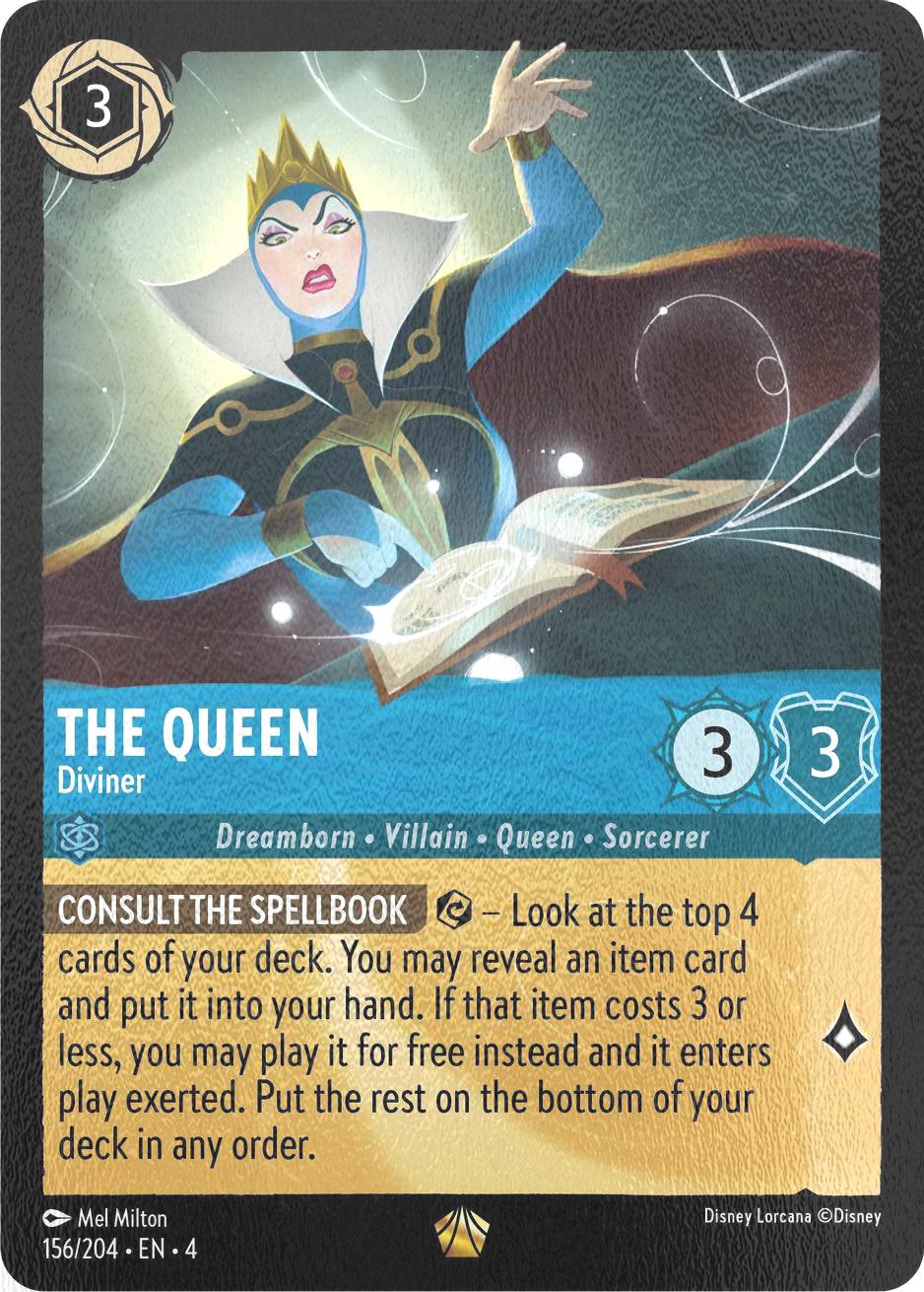The Queen - Diviner - 156/204 [Ursula's Return] [Cold Foil]