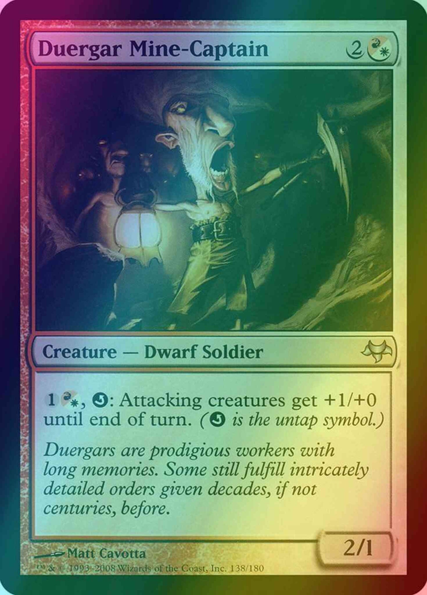 Duergar Mine-Captain [138] [Eventide] [Foil]