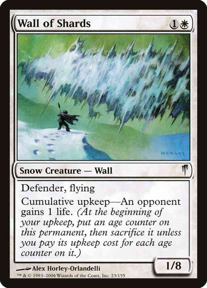 Wall of Shards [23] [Coldsnap] [Non-Foil]