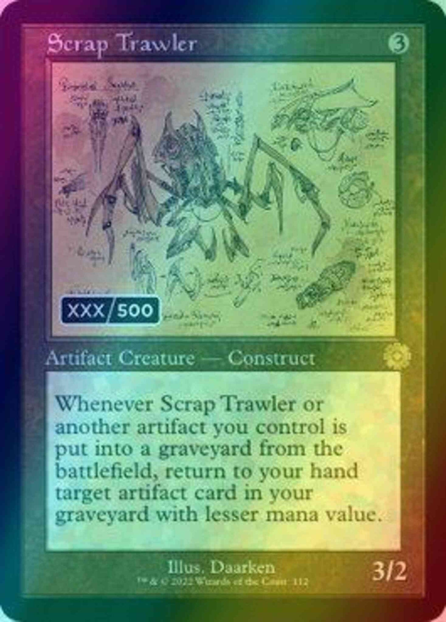 Scrap Trawler - Serial Numbered [112z] [Retro Frame] [Schematic] [The Brothers' War Retro Artifacts] [Foil]