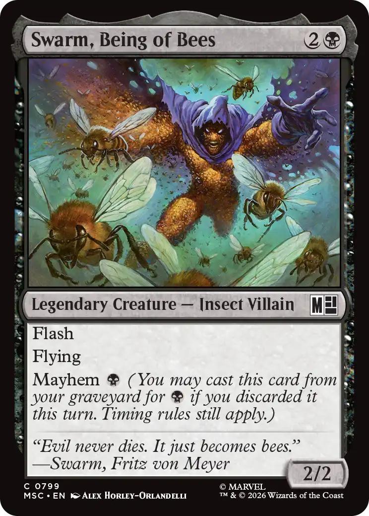 Swarm, Being of Bees [799] [Jumpstart] [Marvel Super Heroes: Commander] [Non-Foil]
