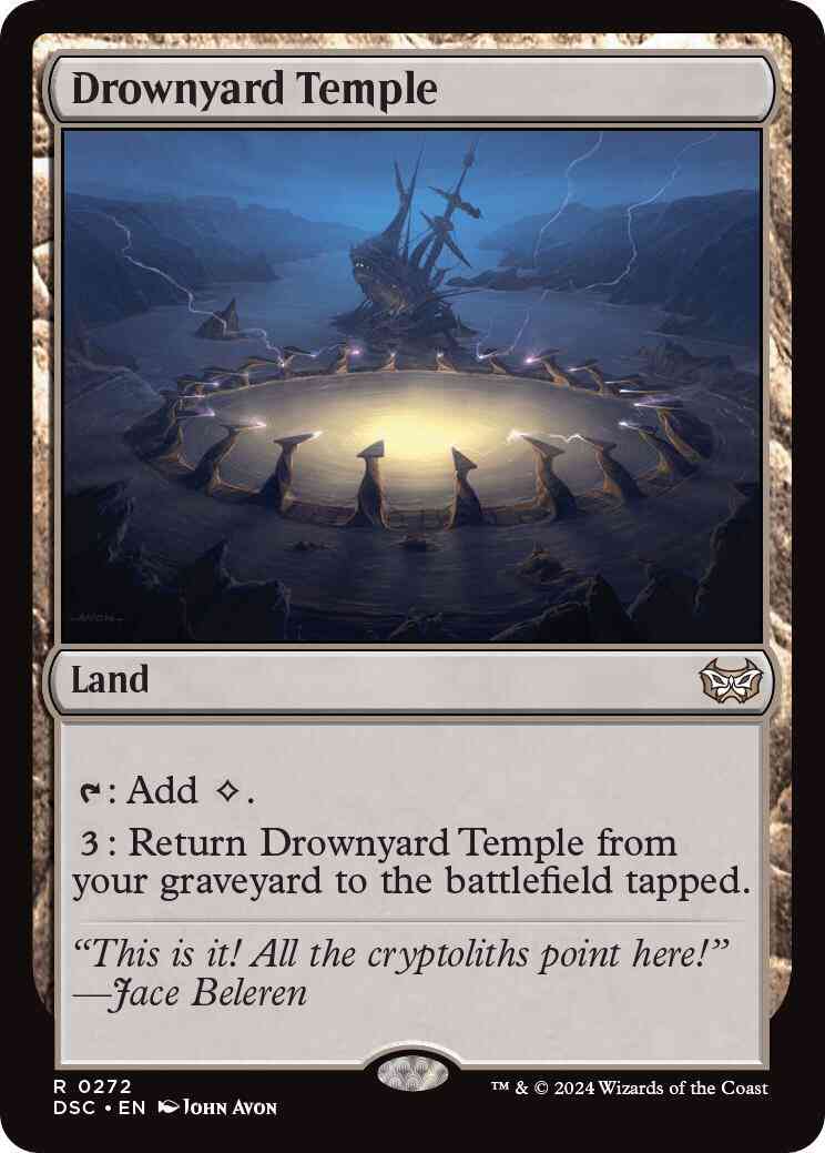 Drownyard Temple [272] [Duskmourn: House of Horror: Commander] [Non-Foil]