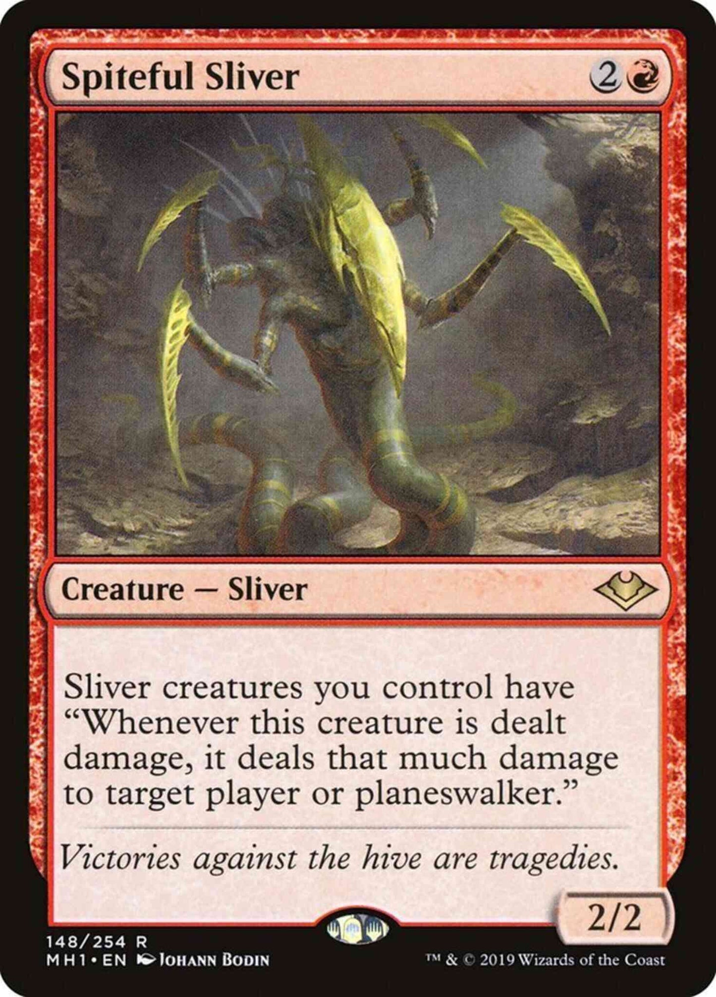 Spiteful Sliver [148] [Modern Horizons] [Non-Foil]