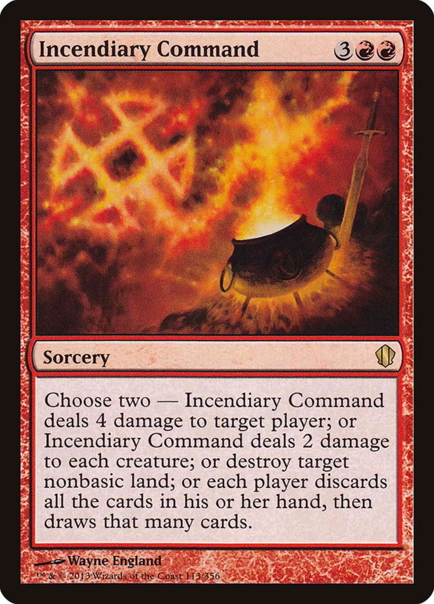 Incendiary Command [113] [Commander 2013] [Non-Foil]