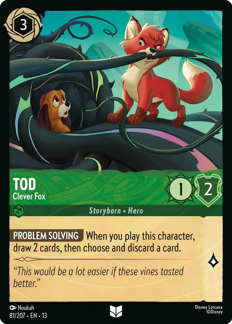 Tod - Clever Fox - 81/204 [Attack of the Vine!] [Non-Foil]