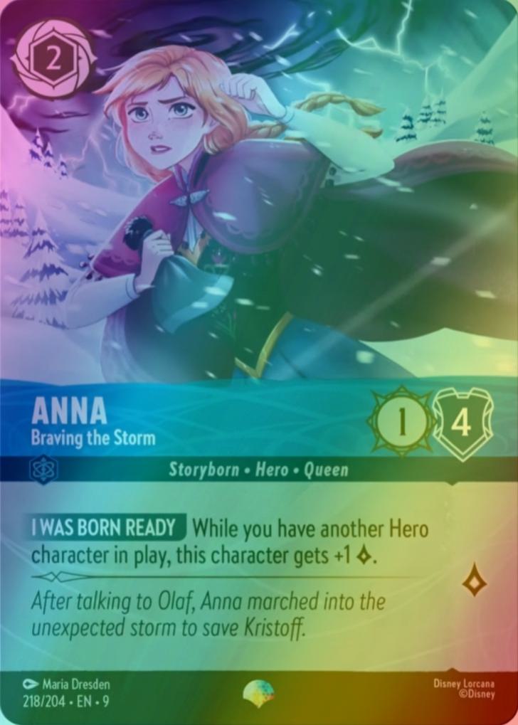 Anna - Braving the Storm (Epic) - 218/204 [Fabled] [Holofoil]