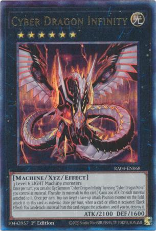 Cyber Dragon Infinity - RA04-EN068 - Ultimate Rare - 1st Edition
