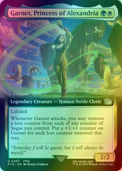 garnet mtg final fantasy Garnet, Princess of Alexandria [FINAL FANTASY] Lifelink Whenever Garnet attacks I built a Garnet deck