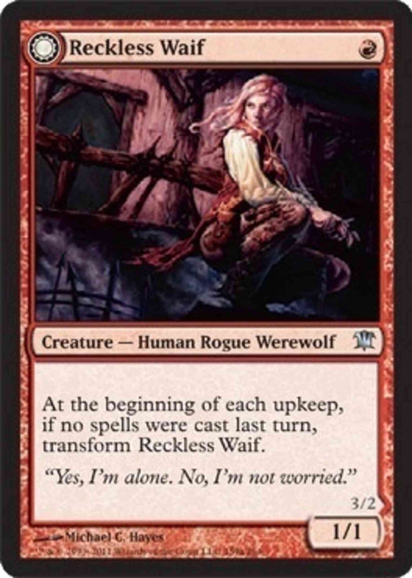 Reckless Waif // Merciless Predator [159] [Innistrad] [Non-Foil]