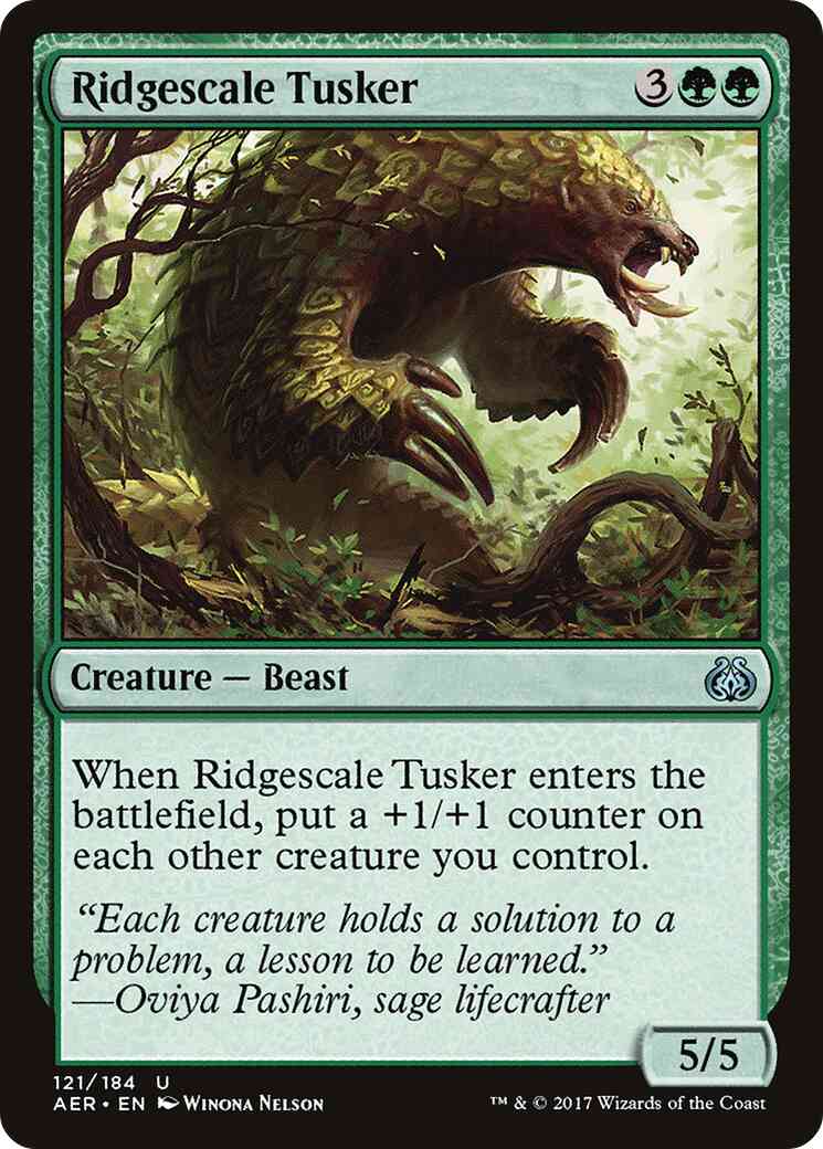 Ridgescale Tusker [121] [Aether Revolt] [Non-Foil]
