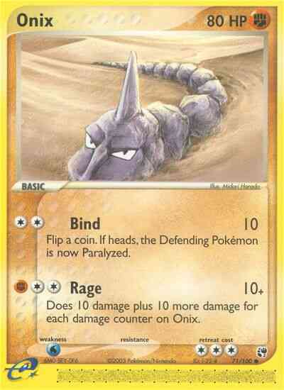 Onix - 71/100 - Common [ex2-71] [Reverse Holo]