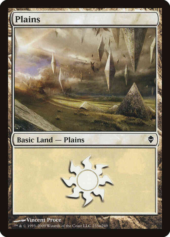 Plains [233a] [Zendikar] [Non-Foil]