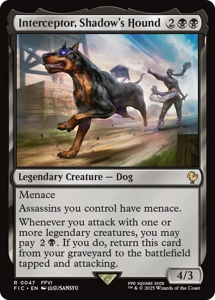 Interceptor, Shadow's Hound [47] [FINAL FANTASY: Commander] [Non-Foil]
