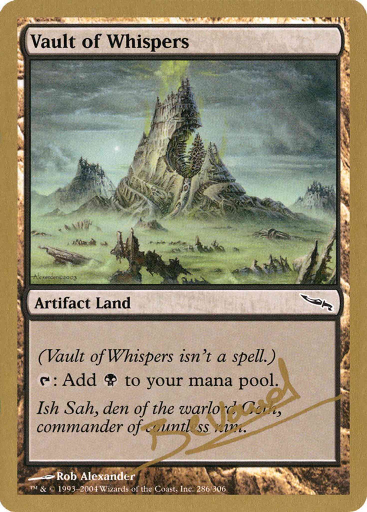 Vault of Whispers [mb286] [Manuel Bevand] [World Championship Decks 2004] [Non-Foil]