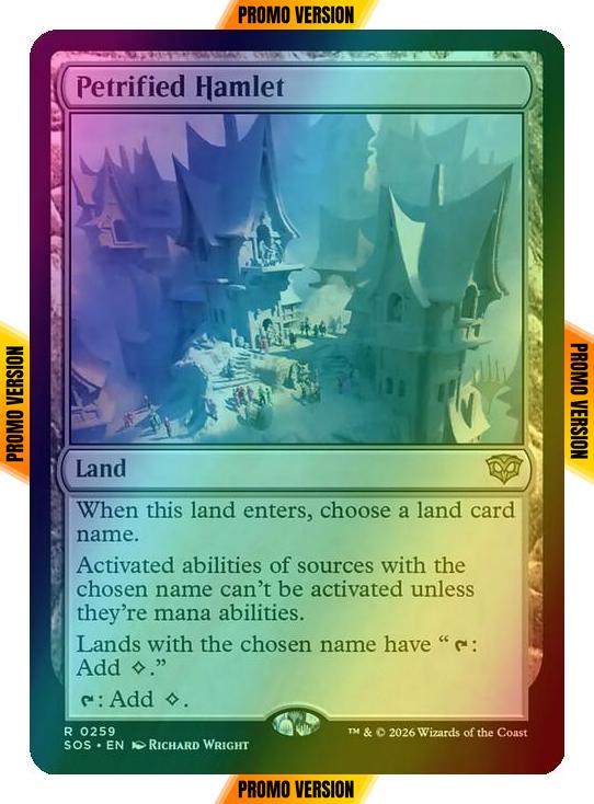Petrified Hamlet [259p] [Promo Pack] [Secrets of Strixhaven Promos] [Foil]