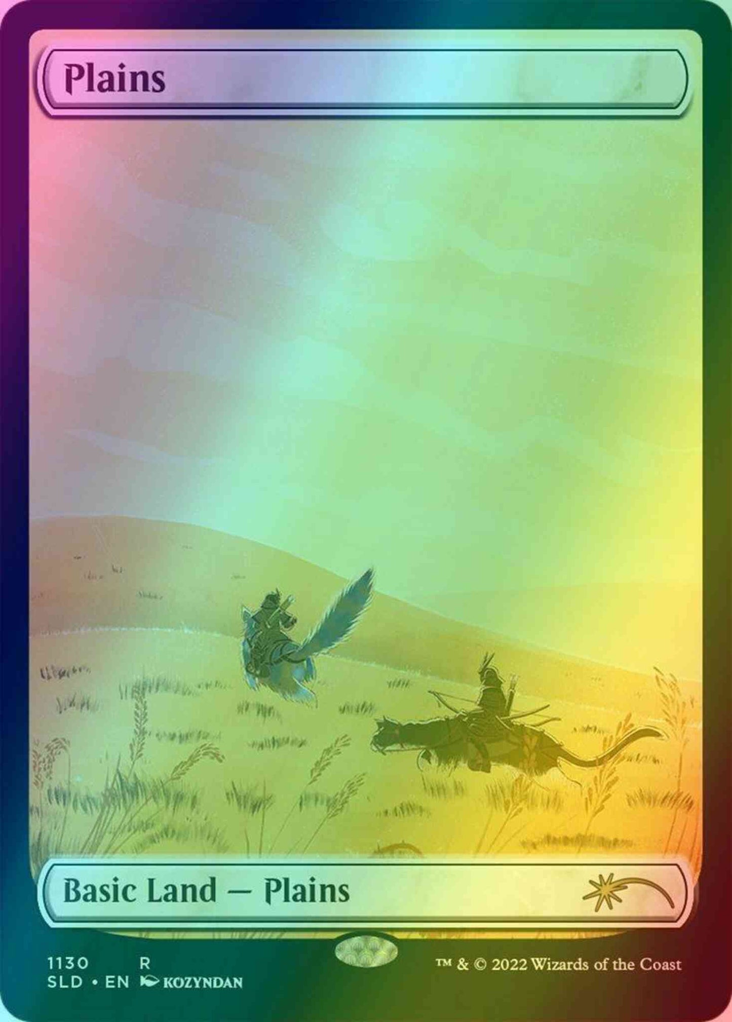 Plains [1130] [Full Art] [Kozyndan: The Lands] [Secret Lair Drop] [Foil]