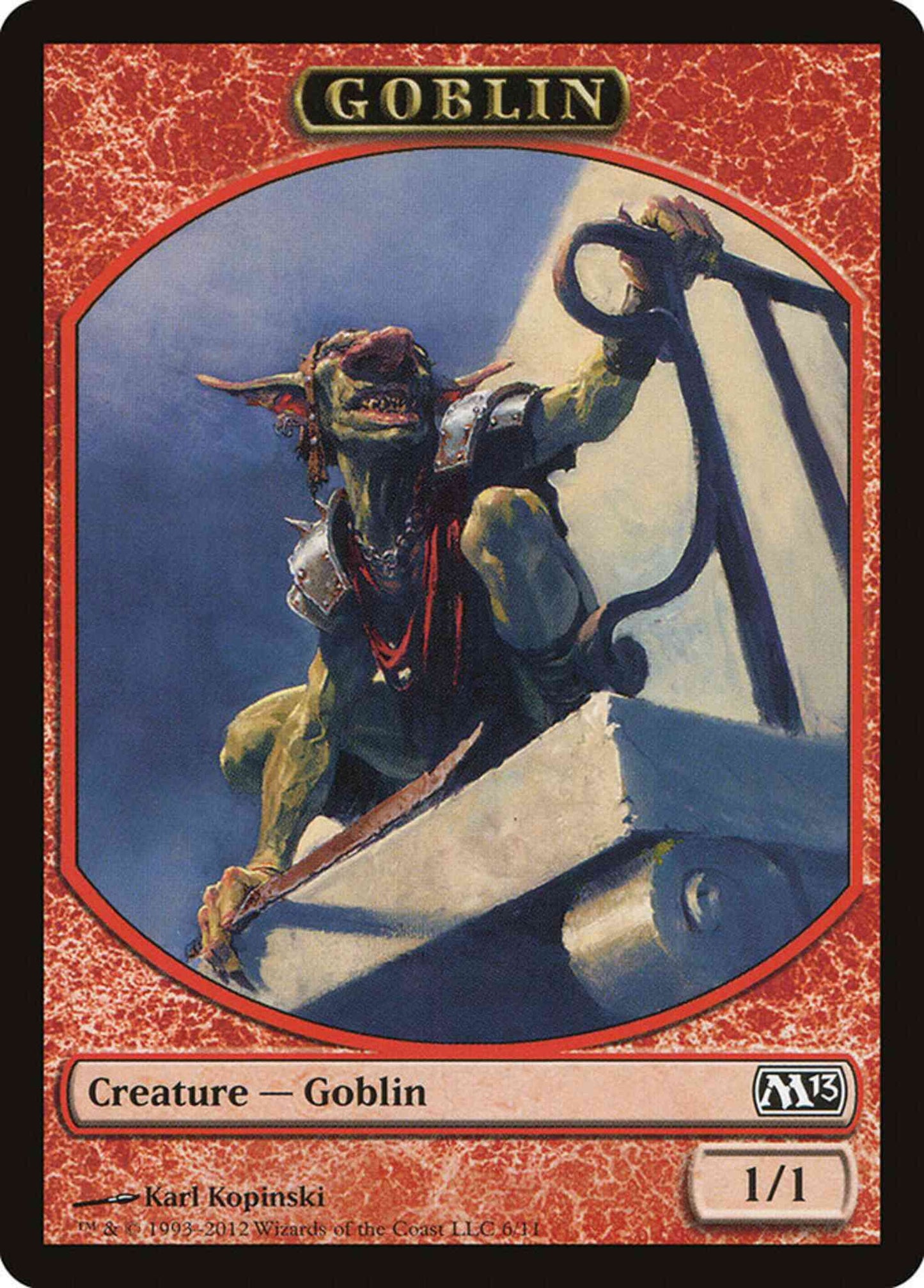 Goblin Token [06] [Magic 2013 Tokens] [Non-Foil]