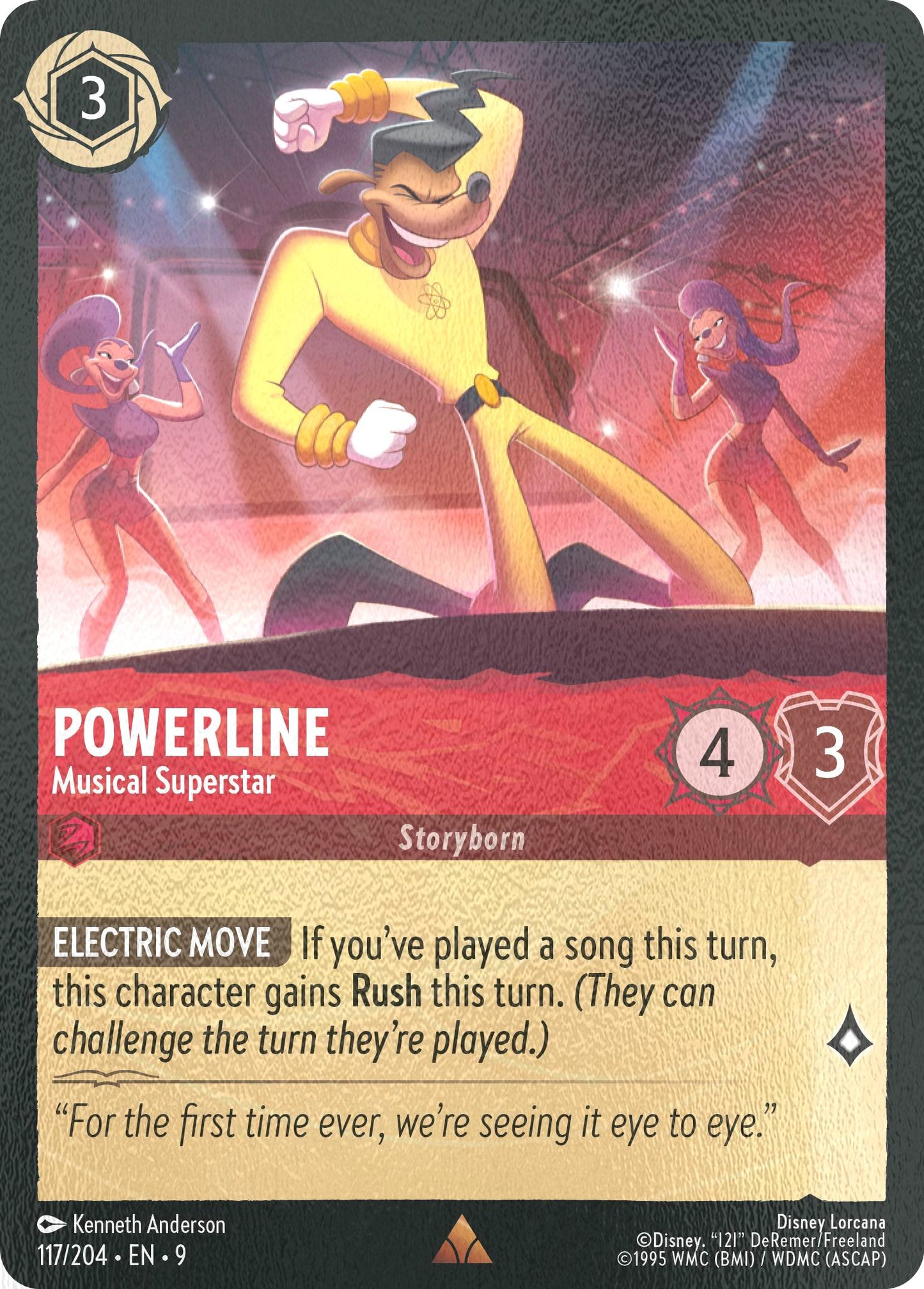 Powerline - Musical Superstar - 117/204 [Fabled] [Cold Foil]
