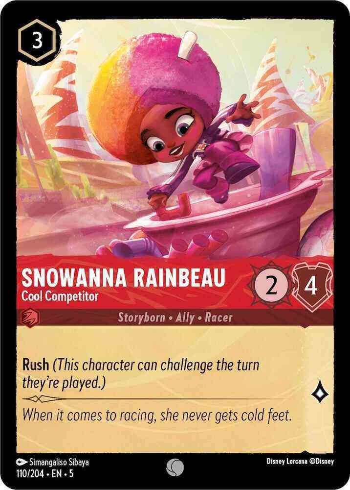 Snowanna Rainbeau - Cool Competitor - 110/204 [Shimmering Skies] [Non-Foil]