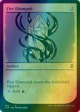 Fire Diamond [445] [Rulebook Showcase] [Commander Legends: Battle for Baldur's Gate] [Foil]