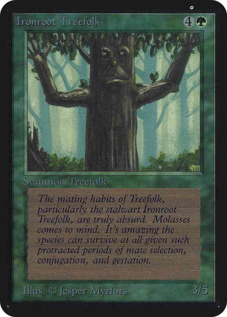Ironroot Treefolk [203] [Limited Edition Alpha] [Non-Foil]