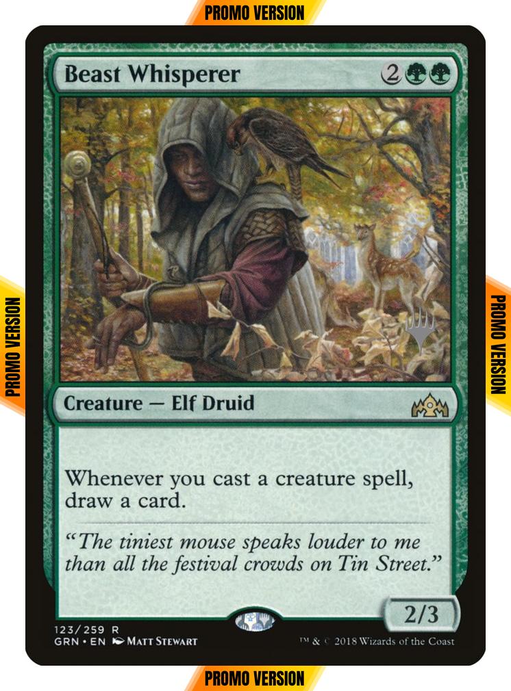 Beast Whisperer [123p] [Promo Pack] [Guilds of Ravnica Promos] [Non-Foil]