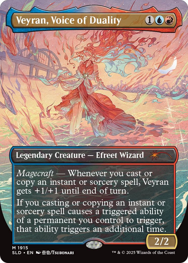 Veyran, Voice of Duality [1915] [Borderless] [City Styles 2] [Secret Lair Drop] [Non-Foil]
