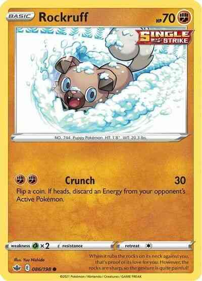 Rockruff - 086/198 - Common [swsh6-086] [Non-Holo]