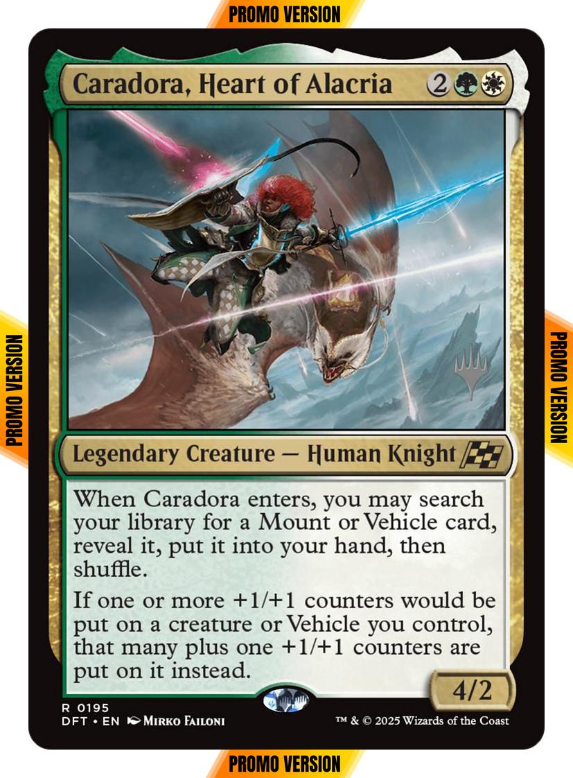 Caradora, Heart of Alacria [195p] [Promo Pack] [Aetherdrift: Promos] [Non-Foil]