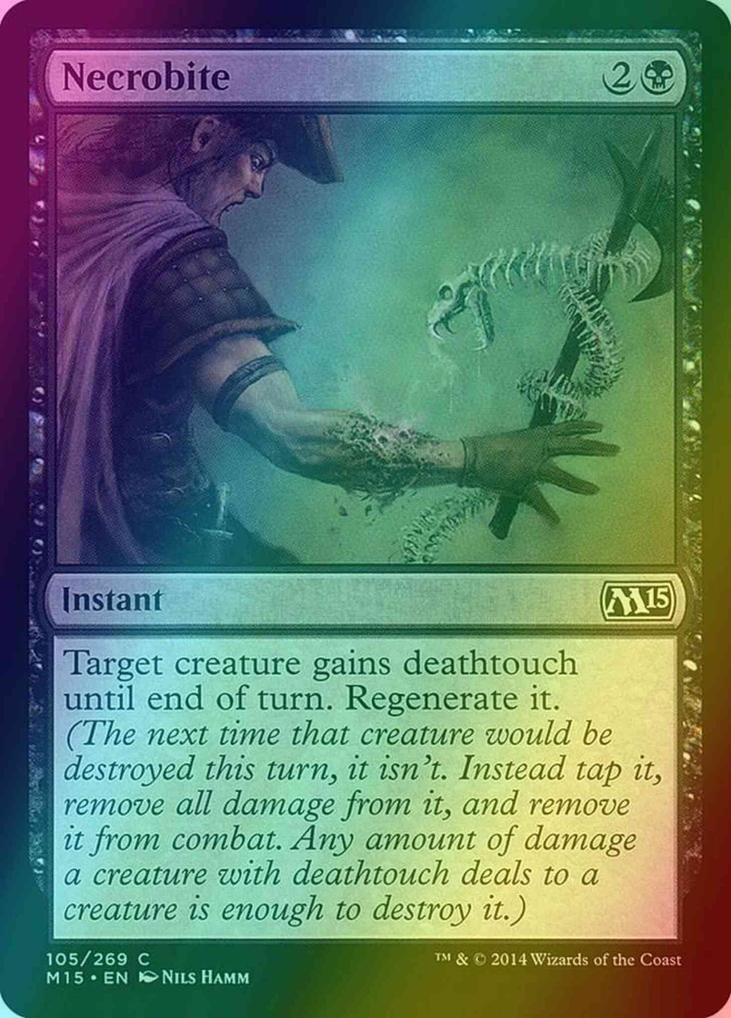 Necrobite [105] [Magic 2015] [Foil]