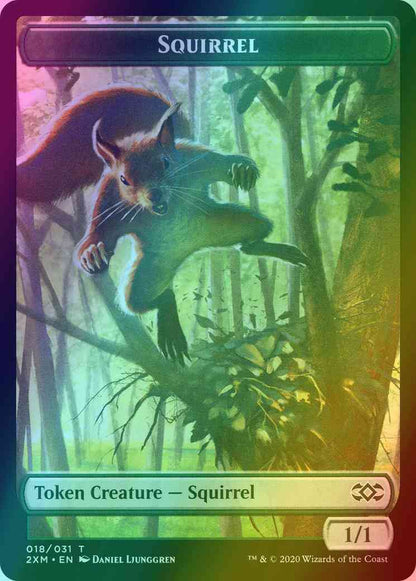Squirrel Token (18) // Thopter Token (26) [Double Masters Tokens] [Foil]