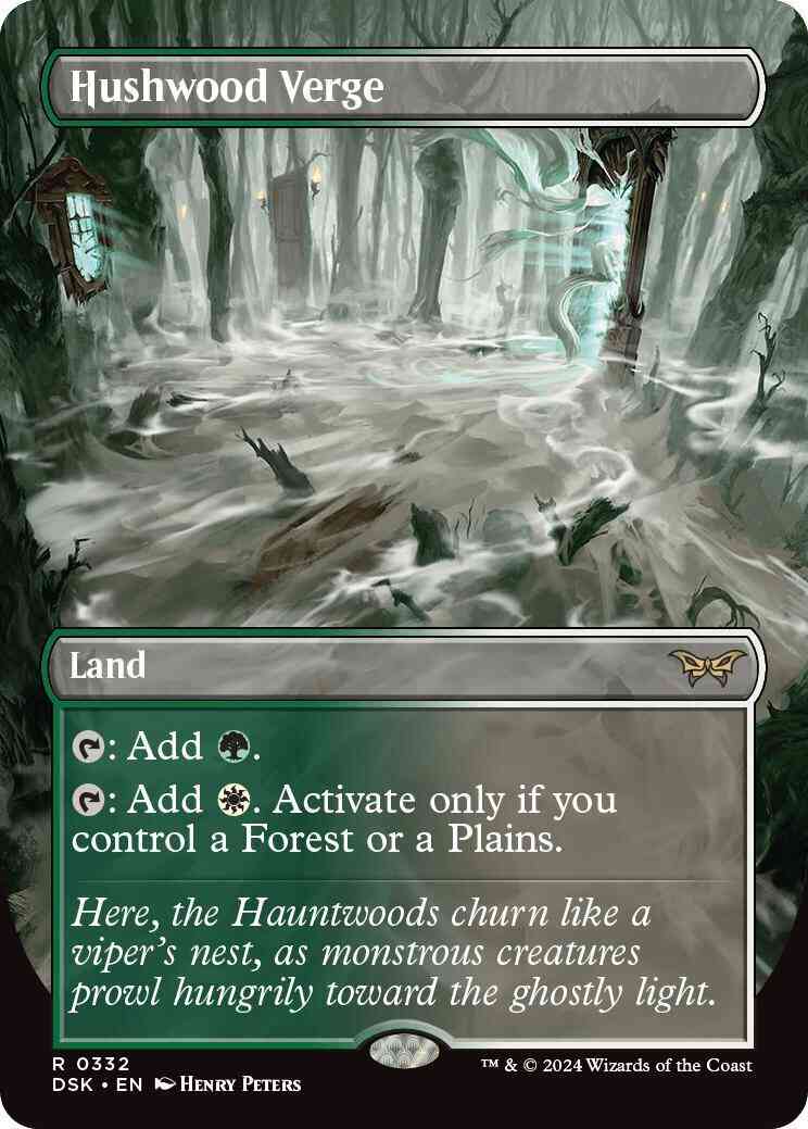 Hushwood Verge [332] [Borderless] [Duskmourn: House of Horror] [Non-Foil]