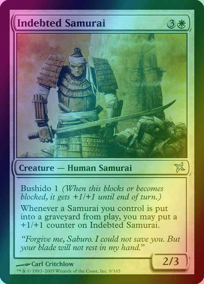 Indebted Samurai [9] [Betrayers of Kamigawa] [Foil]