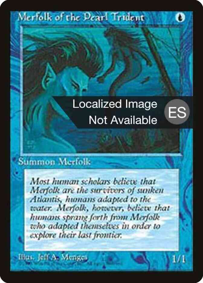 Merfolk of the Pearl Trident - Japanese [86] [Fourth Edition Black Border: Japanese] [Non-Foil]