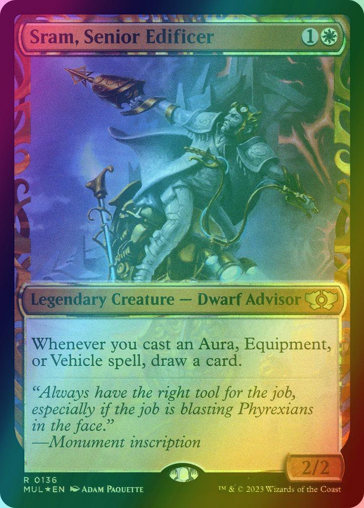 Sram, Senior Edificer [136] [Planar Showcase] [Multiverse Legends] [Halo Foil]