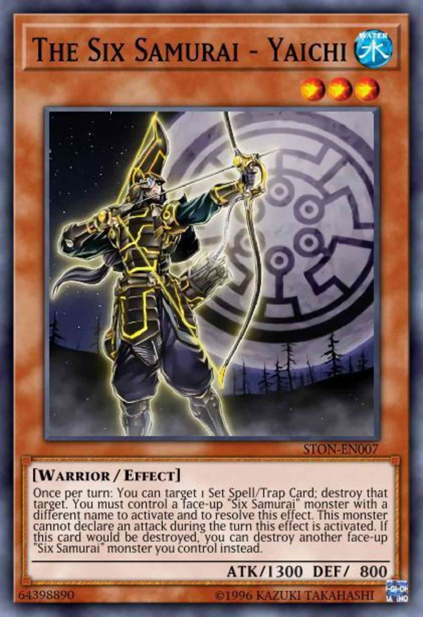 The Six Samurai - Yaichi - STON-EN007 - Common - 1st Edition