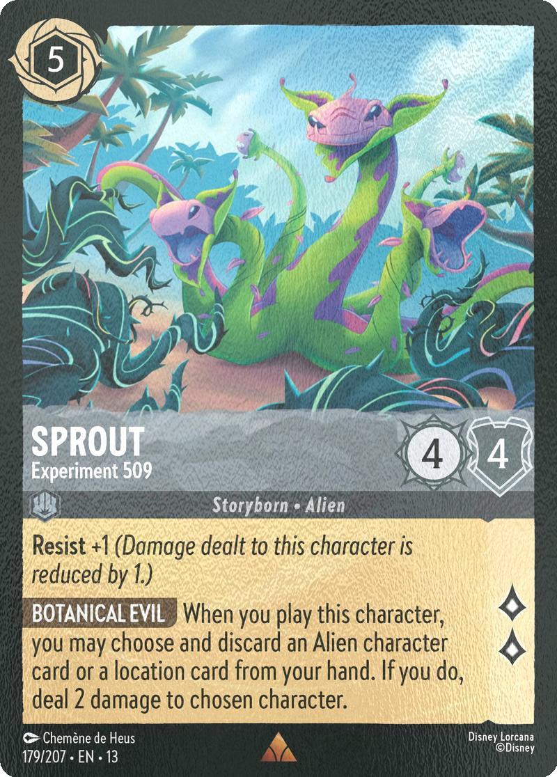Sprout - Experiment 509 - 179/204 [Attack of the Vine!] [Cold Foil]