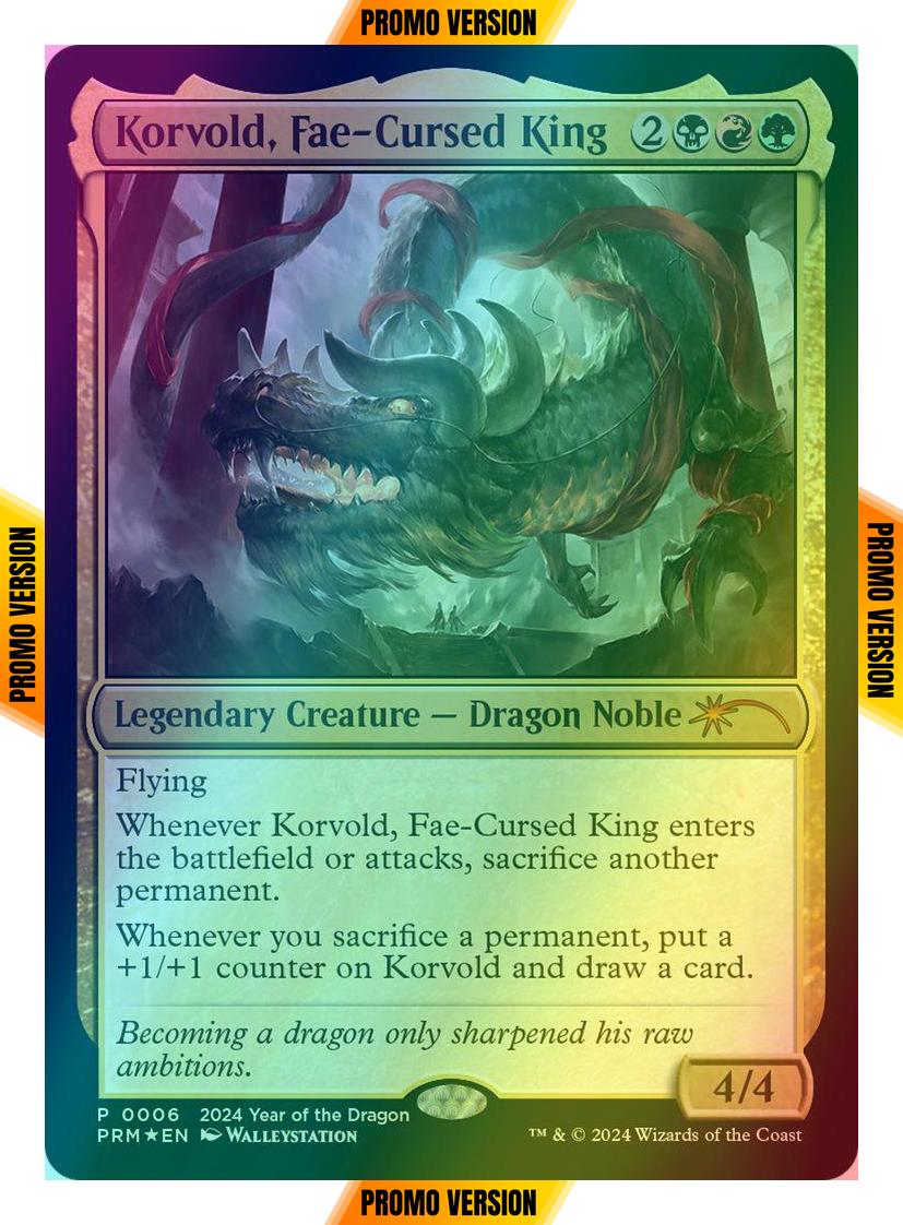Korvold, Fae-Cursed King [6] [Year of the Dragon 2024] [Foil]