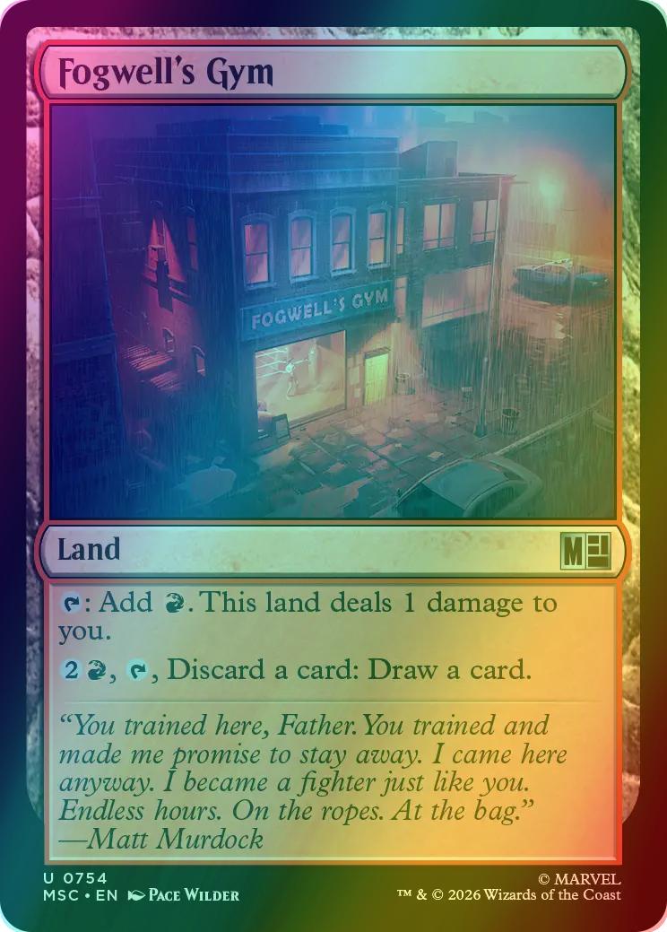 Fogwell's Gym [754] [Jumpstart] [Marvel Super Heroes: Commander] [Foil]