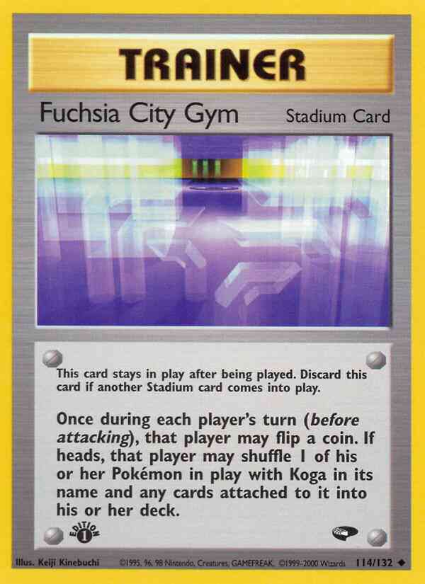 Fuchsia City Gym - 114/132 - Uncommon - 1st Edition [gym2-114] [Non-Holo]