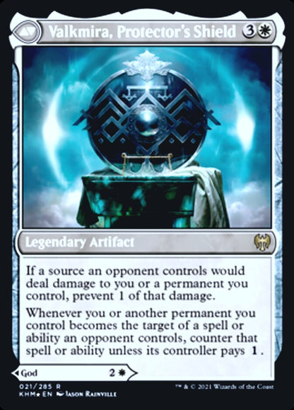 Reidane, God of the Worthy // Valkmira, Protector's Shield [Prerelease] [21s] [Kaldheim Promos] [Foil]