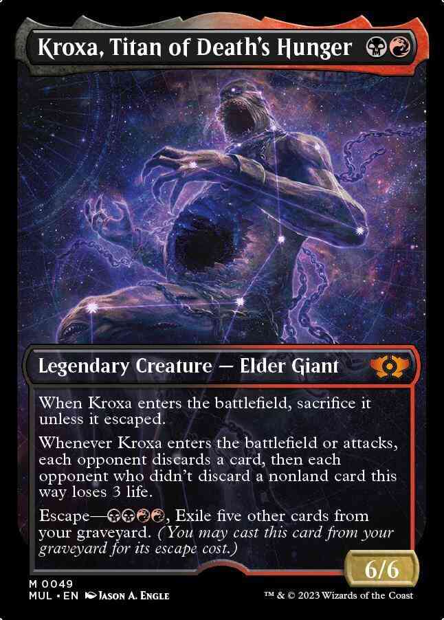 Kroxa, Titan of Death's Hunger [49] [Planar Showcase] [Multiverse Legends] [Non-Foil]