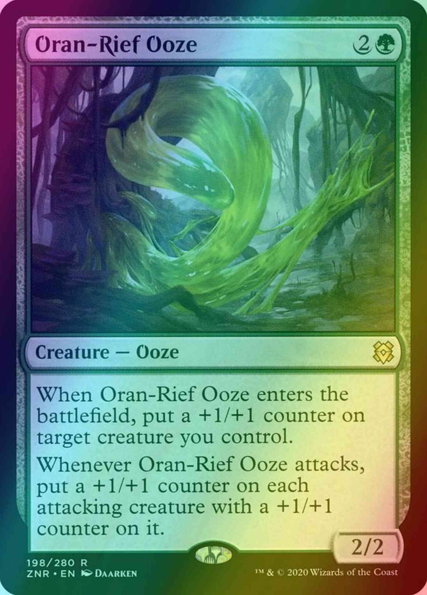 Oran-Rief Ooze [198] [Zendikar Rising] [Foil]