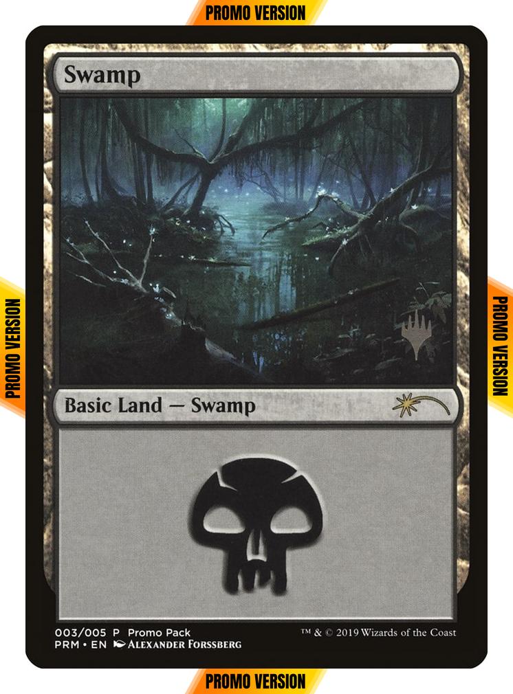 Swamp [3] [Promo Pack] [M20 Promo Packs] [Non-Foil]