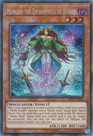 Morgan, the Enchantress of Avalon - MP19-EN223 - Prismatic Secret Rare - Unlimited
