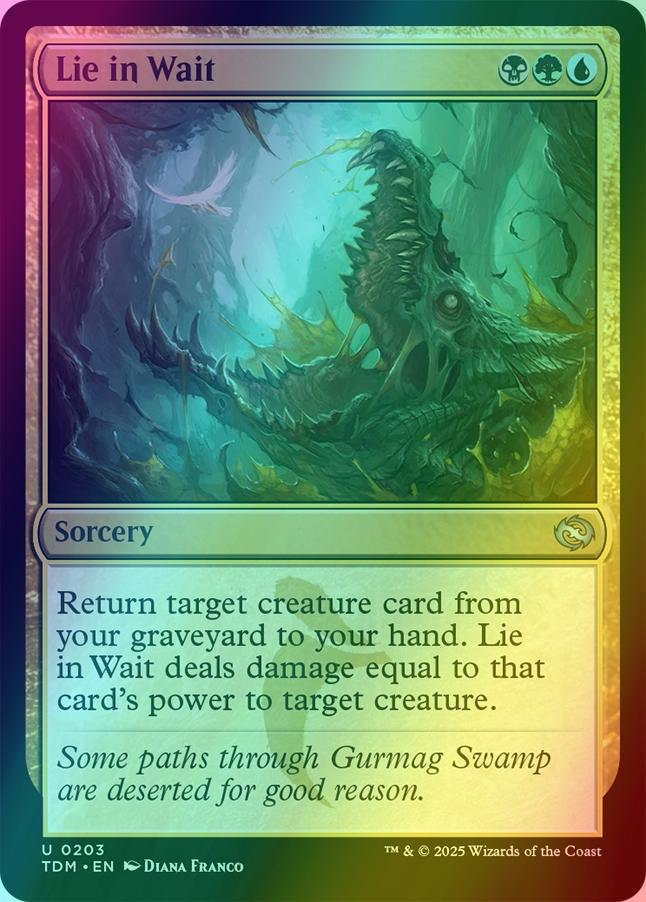 Lie in Wait [203] [Tarkir: Dragonstorm] [Foil]