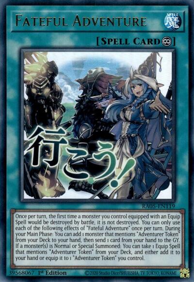 Fateful Adventure - Stamp - RA05-EN119 - Ultra Rare - 1st Edition