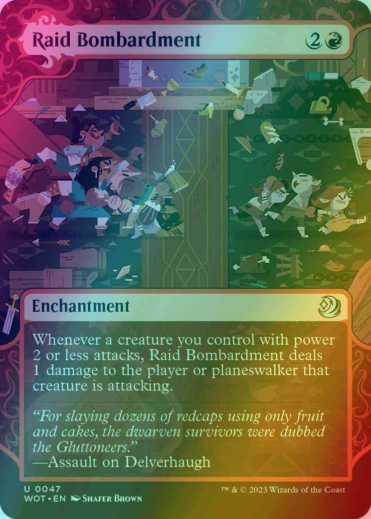 Raid Bombardment [47] [Enchanting Tale Showcase] [Wilds of Eldraine: Enchanting Tales] [Foil]